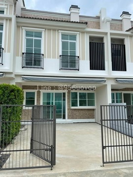 sss573 For Sale: 2-story townhome, Indy 2 Bangna-Ramkamhaeng 2, near Mega Bangna and Lotus Bangna. Prime location in the area. East-facing.