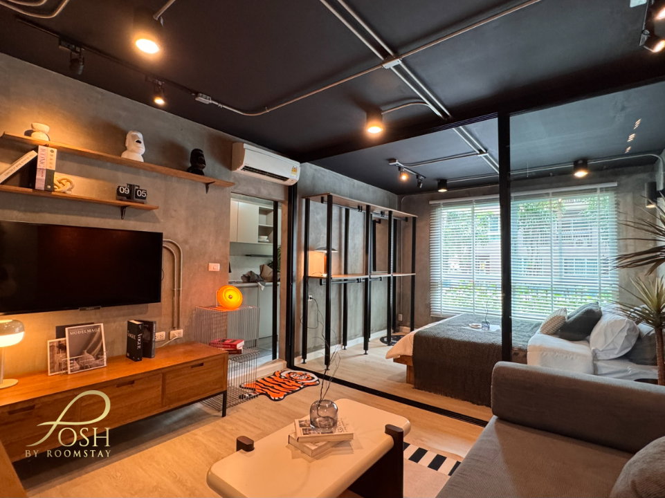 รูป ยินดีรับเอเจ้น dCondo Creek ดีคอนโดครีก กะทู้ รีโนเวทใหม่ในสไตล์ Industrial x mid century modern วิวสระว่ายน้ำ - รูปที่ 13/28