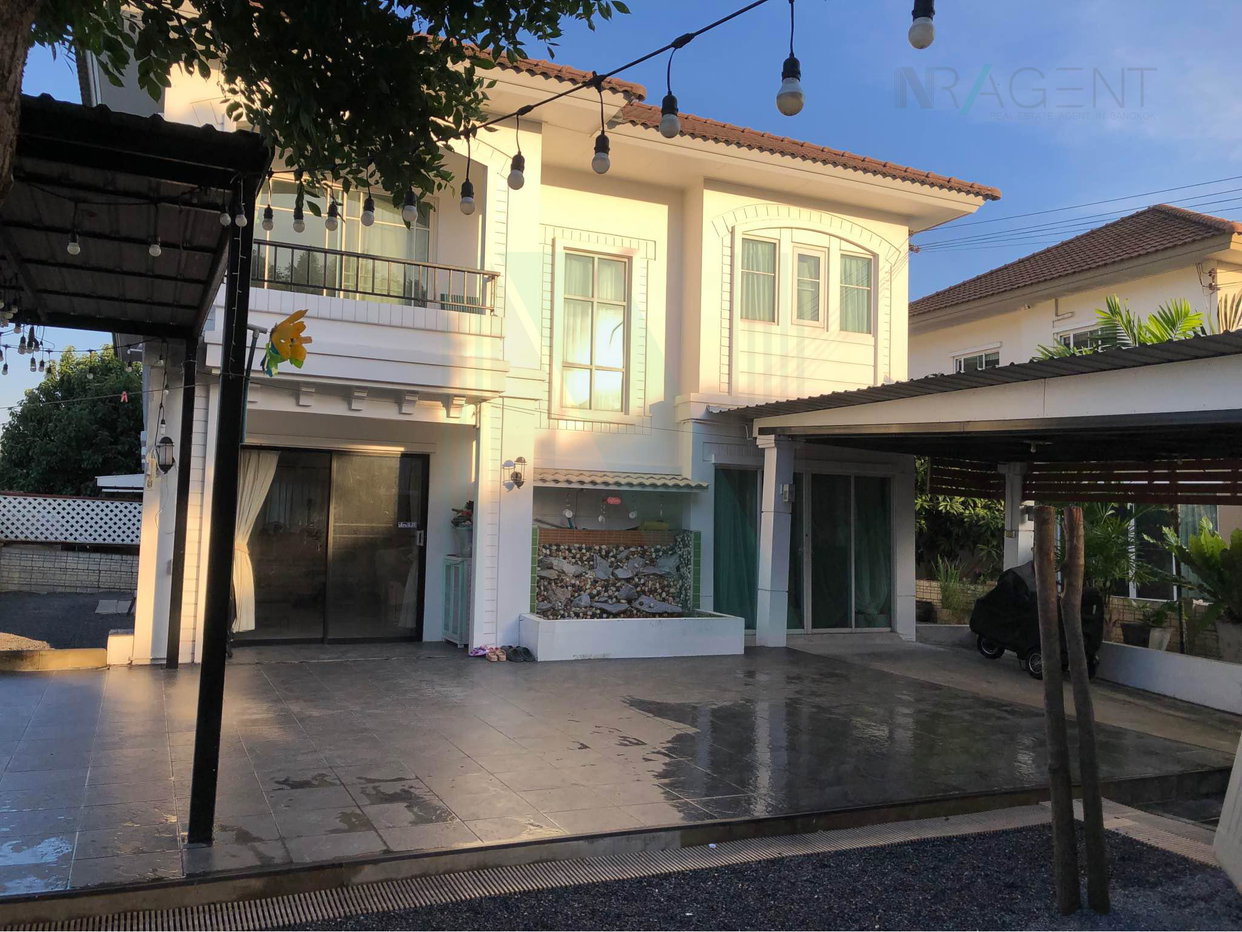 รูป 📌 ให้เช่าบ้านเดี่ยว 2 ชั้น ภัสสร พระราม 9 - วงแหวน 4 ห้องนอน 2 ห้องน้ำ - รูปที่ 2/8