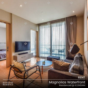 เช่าคอนโด 💫Magnolias Waterfront Residences, 1นอน 79ตร.ม. 70K 🌃 ยูนิตสวย ชั้นสูง ใกล้ ICONSIAM