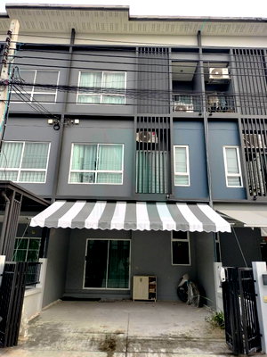 เช่าบ้านเดี่ยว กรุงเทพมหานคร : 📌 ให้เช่าบ้านเดี่ยว 3 ชั้น สัมมากร อเวนิว สุวรรณภูมิ 4 ห้องนอน 4 ห้องน้ำ