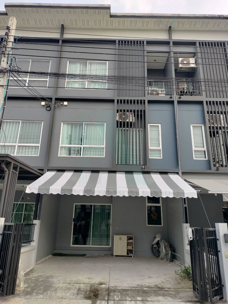 บ้านเดี่ยวให้เช่า : 📌 ให้เช่าบ้านเดี่ยว 3 ชั้น สัมมากร อเวนิว สุวรรณภูมิ 4 ห้องนอน 4 ห้องน้ำ