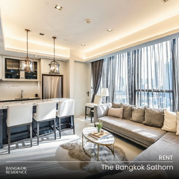 Rental Condo 🌊 The Bangkok Sathorn, 1BR 61 sq.m. 50K 💎 Rare Beautiful Unit, Last Available, Near BTS Surasak 
