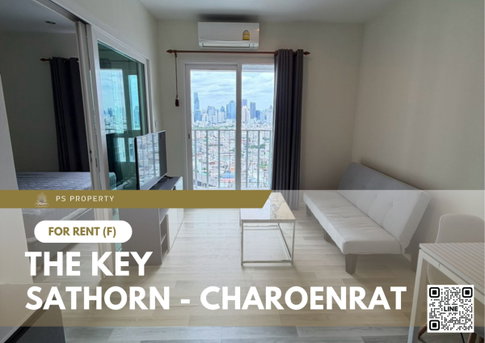 ให้เช่า 🔥 The Key Sathorn - Charoenrat 🔥 เฟอร์นิเจอร์ และ เครื่องใช้ไฟฟ้าครบ ใกล้ BTS สุรศักดิ์