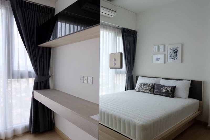 รูป P-135080 🌆 High Floor High View! เช่าคอนโดหรูชั้น 27 ใกล้ BTS ปุณณวิถี Whizdom Connect Sukhumvit Line ID: @easythaihome 085-592-2897 - รูปที่ 1/9