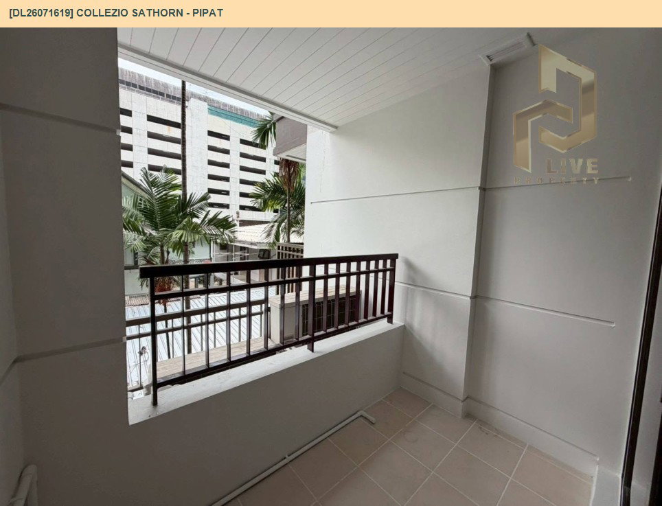 รูป DL26071619 ให้เช่าคอนโด โคเรสซิโอ สาทร - พิพัฒน์ (Collezio Sathorn - Pipat) ใกล้ BTS ช่องนนทรี พร้อมเข้าอยู่ โทรด่วน 0614453194 LineID @952jdxxk - รูปที่ 6/6