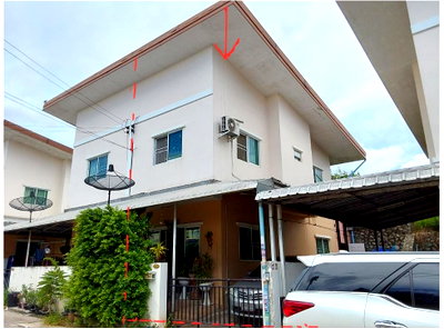 บ้านแฝด ศรีราชา ชลบุรี : 🔥ขาย บ้าน 2 ชั้น โครงการสาธิตซิตี้โฮม (Sathit City Home)