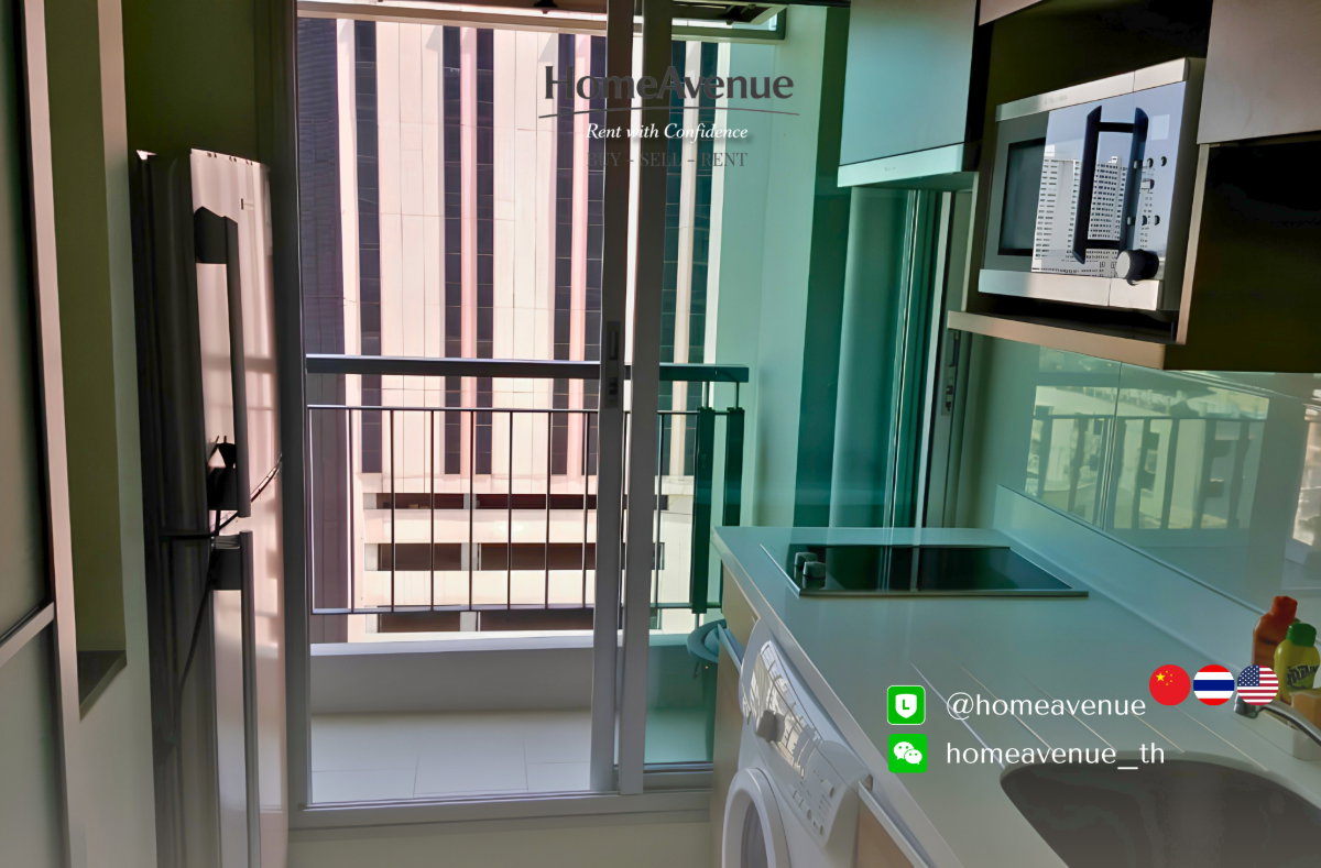 picture ✨ 1 Bedroom 🚇 Near MRT Huai Khwang💥📲 Line: @homeavenue ⭐HA-153 - 5/10