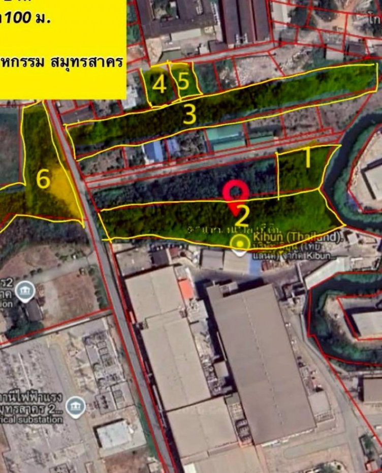 รูป ที่ดินใกล้นิคมอุตสาหกรรม สมุทรสาคร 120 ตรว. บางกระเจ้า สมุทรสาคร พระราม2 - รูปที่ 4/4