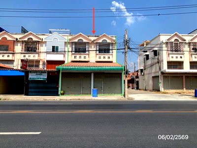 อาคารพาณิชย์ 44.4 ตร.วา บ้านสวนแกรนด์โฮม 3 เสาไห้ สระบุรี 5.5M