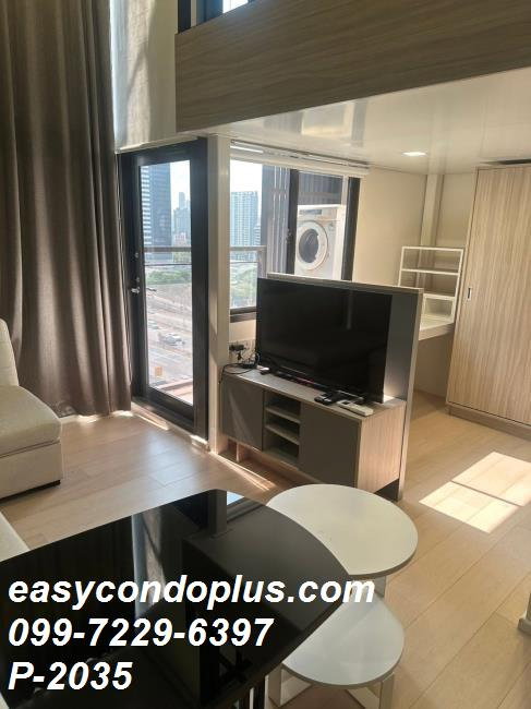รูป 🏷️ P-2035 | Chewathai Residence Asoke : ชีวาทัย อโศก ห้อง Duplex เพดานสูง ใกล้ MRT พระราม 9 23,000 บ. | Line ID: @easycondoplus | 099-229-6397 - รูปที่ 6/12