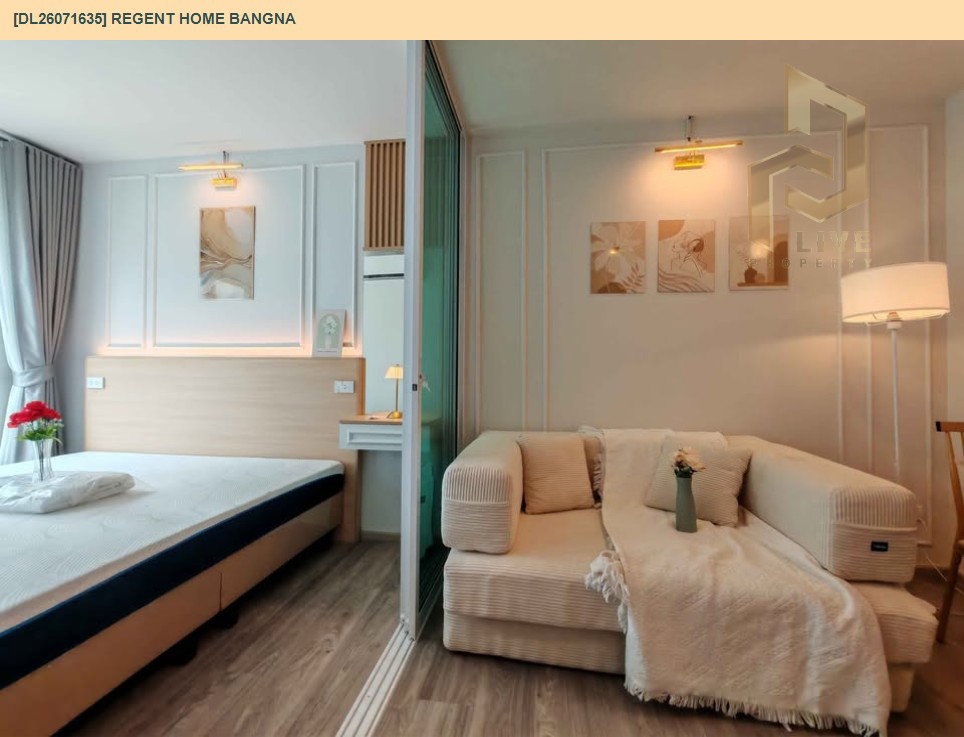 รูป DL26071635 ให้เช่าคอนโด รีเจ้นท์ โฮม บางนา (Regent home bangna) ใกล้ BTS บางนา พร้อมเข้าอยู่ โทรด่วน 0614453194 LineID @952jdxxk - รูปที่ 4/6