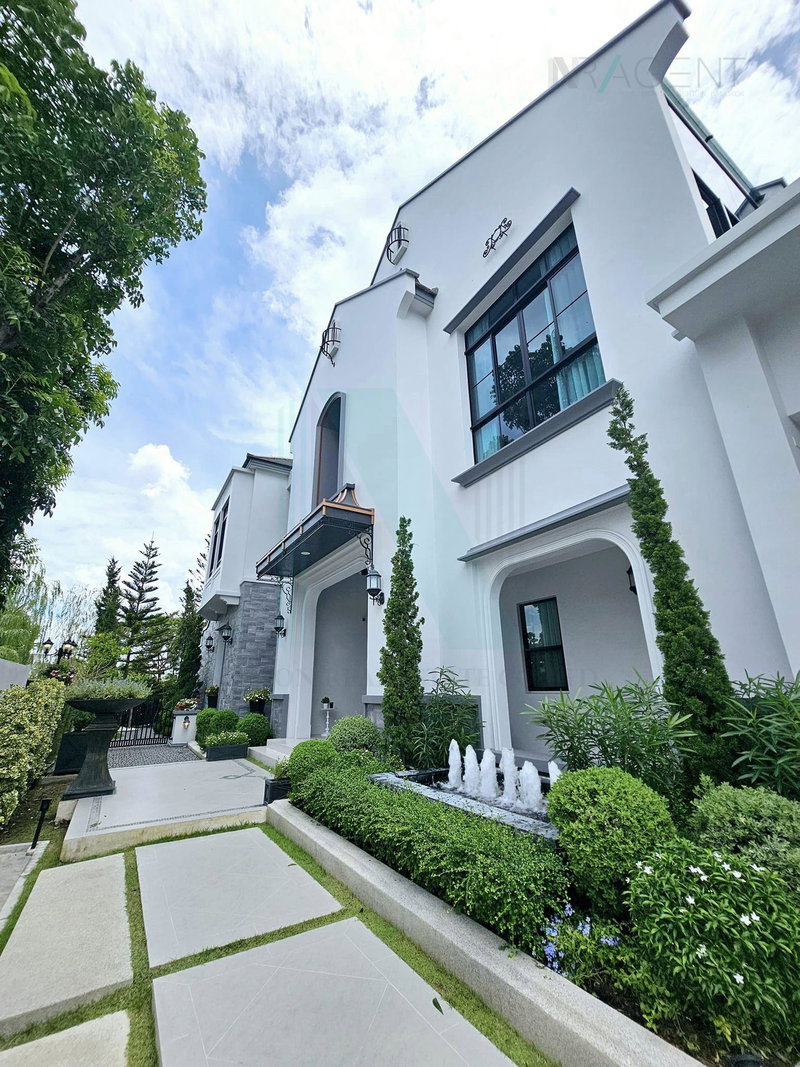 ขายบ้านเดี่ยว : 📌 ขายบ้านเดี่ยว โครงการ นันทวัน พระราม9-กรุงเทพกรีฑาตัดใหม่ 2 ชั้น 5 ห้องนอน 5 ห้องน้ำ
