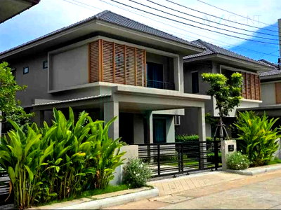 Houses for rent Samut Prakarn : 📌 For Rent 2-story Twin house COMO BOTANICA II BANGNA 3 bedroom 3 bathroom
