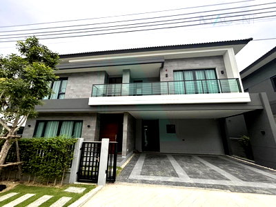 เช่าบ้านเดี่ยว นิคมบางปู(เหนือ) : 📌 ให้เช่าบ้านเดี่ยว 2 ชั้น เดอะ ซิตี้ บางนา 4 ห้องนอน 5 ห้องน้ำ