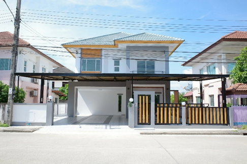 ขายบ้านเดี่ยว 2 ชั้น ทำเลต้นโครงการ! ม.เปี่ยมภิรมย์ (ซอยมิตรไมตรี หนองจอก) หลังบ้านโล่ง โปร่งสบาย