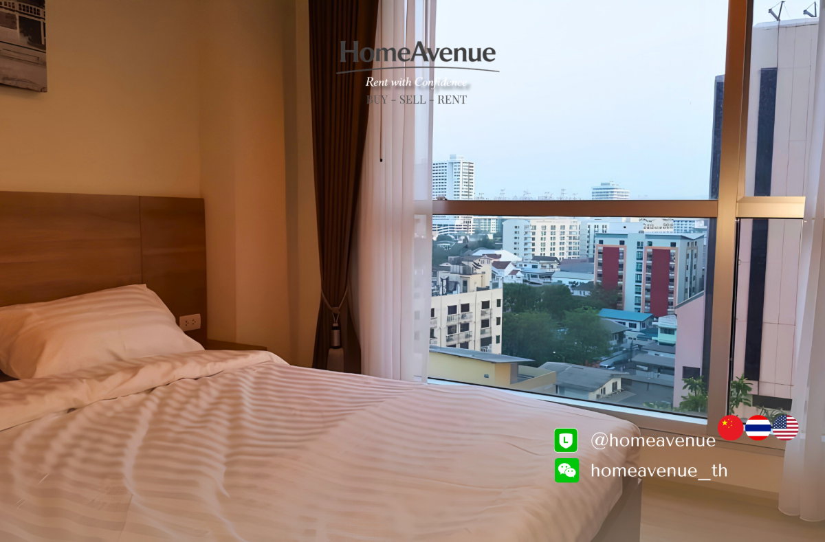 picture ✨ 1 Bedroom 🚇 Near MRT Huai Khwang💥📲 Line: @homeavenue ⭐HA-153 - 6/10