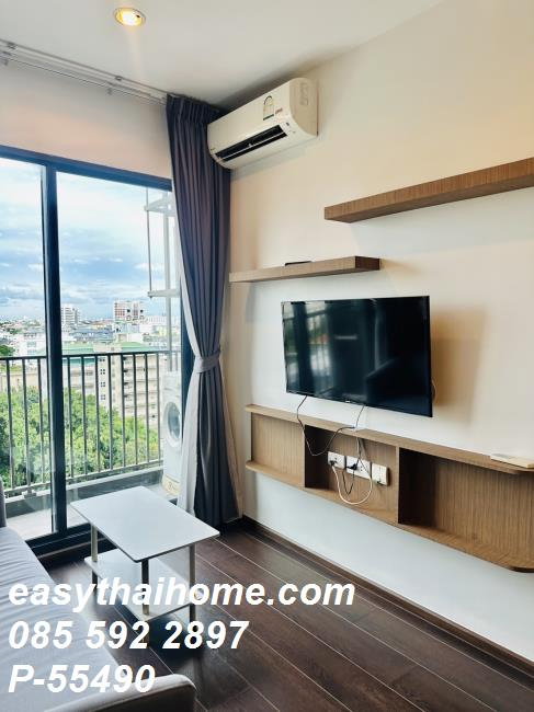 รูป P-55490 คอนโดหรูแต่งครบ C Ekkamai ชั้น 10 วิวเมืองสวย พร้อมอยู่ ใกล้ BTS เอกมัย Line ID: @easythaihome 085-592-2897 - รูปที่ 7/12
