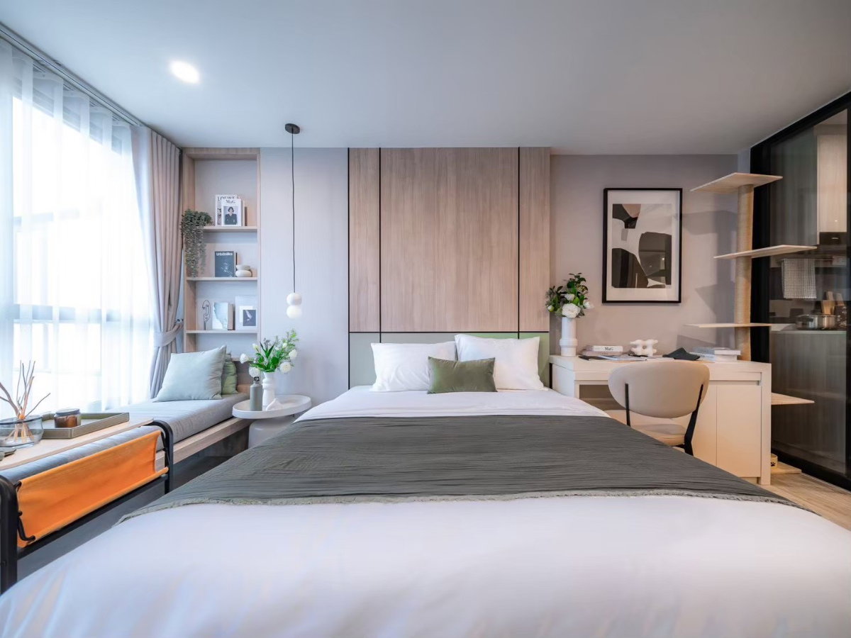 picture 1-bedroom condo for rent, Origin Play Sri Udom, near BTS (pets allowed). Line: namkang27 - 4/12