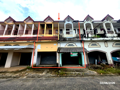 อาคารพาณิชย์ สุราษฎร์ธานี : อาคารพาณิชย์ 40 ตร.วา บ้านตาขุน สุราษฎร์ธานี 3.9M
