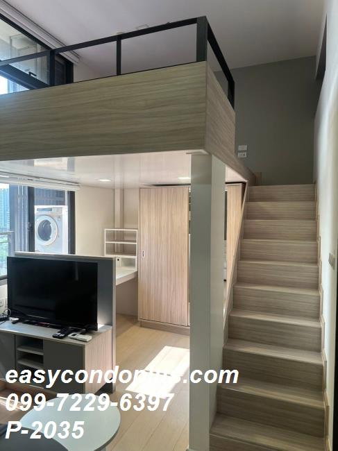 รูป 🏷️ P-2035 | Chewathai Residence Asoke : ชีวาทัย อโศก ห้อง Duplex เพดานสูง ใกล้ MRT พระราม 9 23,000 บ. | Line ID: @easycondoplus | 099-229-6397 - รูปที่ 3/12