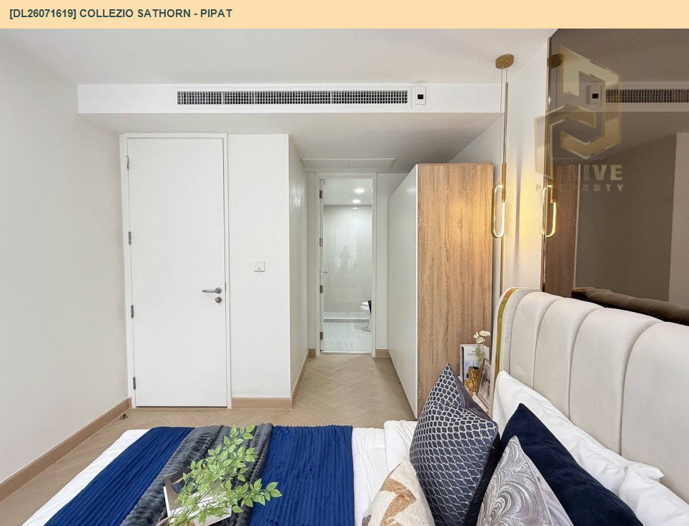 รูป DL26071619 ให้เช่าคอนโด โคเรสซิโอ สาทร - พิพัฒน์ (Collezio Sathorn - Pipat) ใกล้ BTS ช่องนนทรี พร้อมเข้าอยู่ โทรด่วน 0614453194 LineID @952jdxxk - รูปที่ 4/6