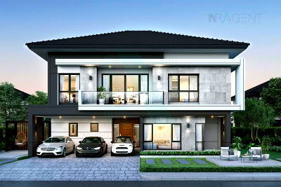 เช่าบ้านเดี่ยว นิคมบางปู(เหนือ) : 📌 ให้เช่าบ้านเดี่ยว 2 ชั้น เดอะ ซิตี้ บางนา 4 ห้องนอน 5 ห้องน้ำ