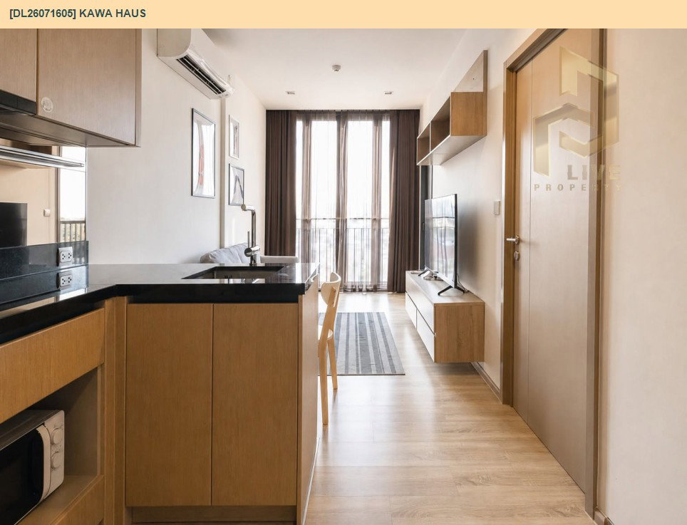 รูป DL26071605 ให้เช่าคอนโด คาวะ เฮาส์ (KAWA HAUS) ใกล้ BTS อ่อนนุช พร้อมเข้าอยู่ โทรด่วน 0614453194 LineID @952jdxxk - รูปที่ 3/6