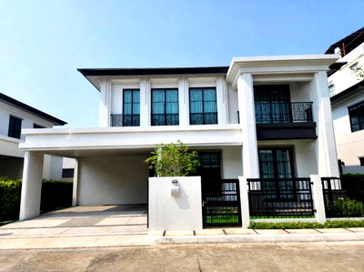 Houses for sale Samut Prakarn : For sale , detached house, Setthasiri Bangna-Suvarnabhumi. Ready to move in (H6939) 
