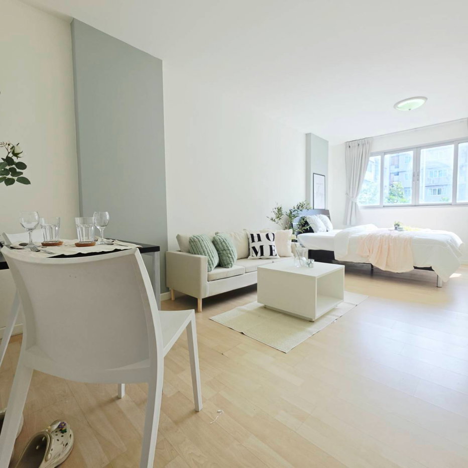 รูป ขายด่วน DCondo รามอินทรา ห้องแต่งใหม่ ราคาดี ฟรีโอน - รูปที่ 2/5