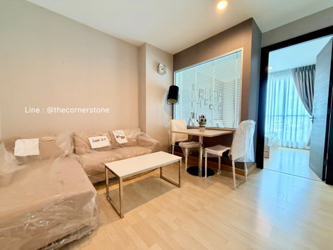 For Rent❗️"𝐑𝐡𝐲𝐭𝐡𝐦 𝐑𝐚𝐭𝐜𝐡𝐚𝐝𝐚" 1 Bedroom 1 Bathroom Size 36 Sq.m. Near : MRT-Ratchadapisek