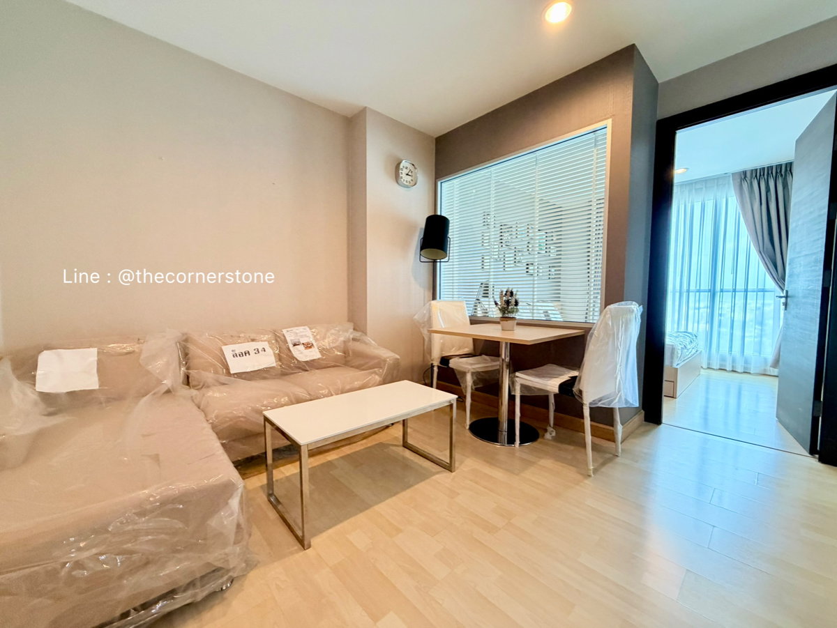 picture For Rent❗️"𝐑𝐡𝐲𝐭𝐡𝐦 𝐑𝐚𝐭𝐜𝐡𝐚𝐝𝐚" 1 Bedroom 1 Bathroom Size 36 Sq.m. Near : MRT-Ratchadapisek - 1/15