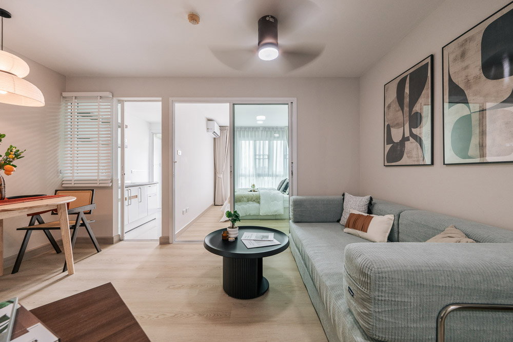 รูป 🔥ขาย คอนโด The Tropical Condominium เดอะ ทรอปิคอล คอนโดมิเนียม ทำเลอ่อนนุช 12 ใกล้ BTS อ่อนนุช และทางด่วน ✅วิวดี พร้อมอยู่ - รูปที่ 4/24