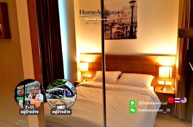 Condos for rent : ✨ 1 Bedroom 🚇 Near MRT Huai Khwang💥📲 Line: @homeavenue ⭐HA-153