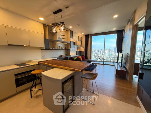 1-BR 65 Sqm 35th-Floor Condo At Magnolias Waterfront Residences, BTS Saphan Taksin (ID 3147451)