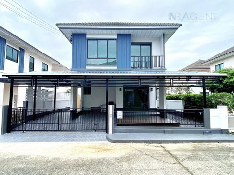 📌 For Sell Twin house MODI VILLA LADKRABANG-SUVANNABHUMI 2-story 3 bedroom 2 bathroom