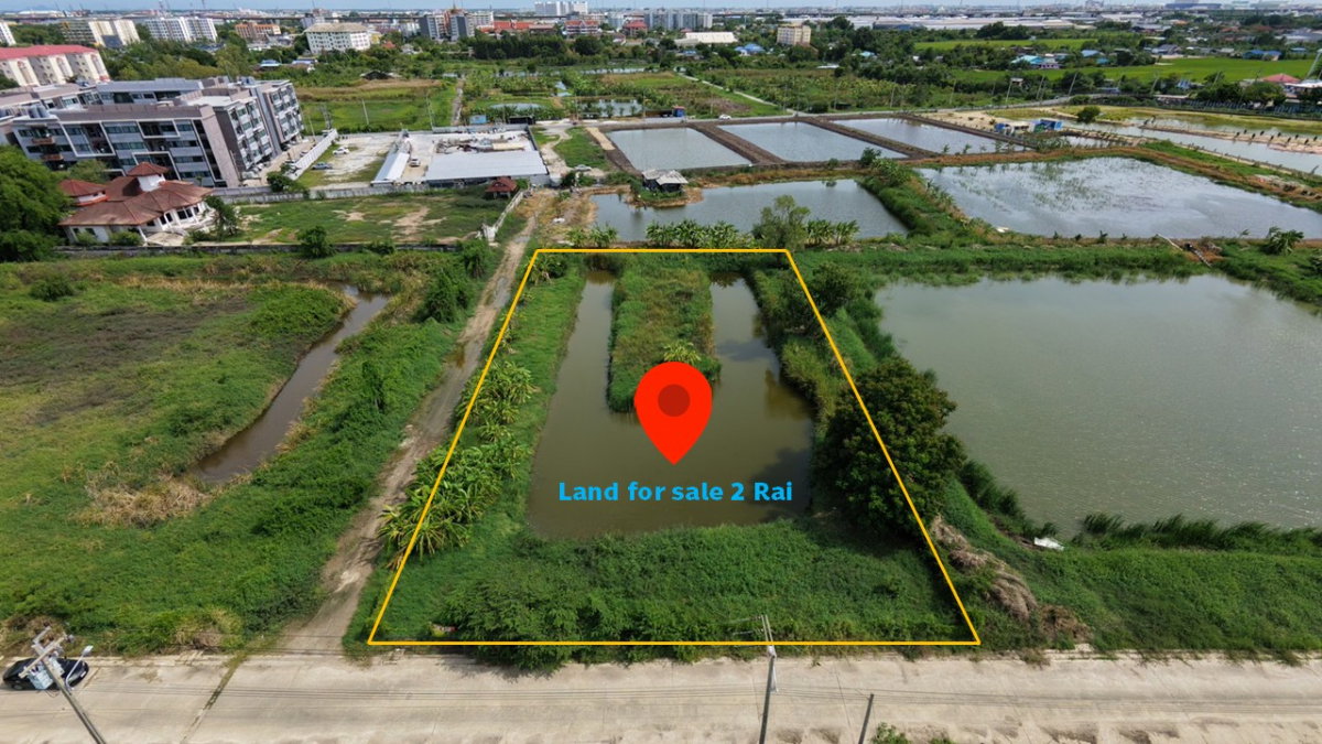 Land for sale 2 rai in Soi ABAC Bangna Soi Mu Ban Bangna Garden 9 Near ABAC Bangna Bangplee Samut Prakan