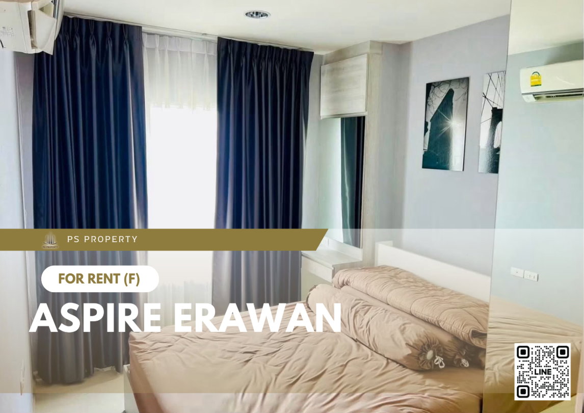 รูป ให้เช่า 📍 Aspire Erawan 📍 2 ห้องนอน เฟอร์นิเจอร์ และ เครื่องใช้ไฟฟ้าครบ ใกล้ BTS เอราวัณ - รูปที่ 1/7