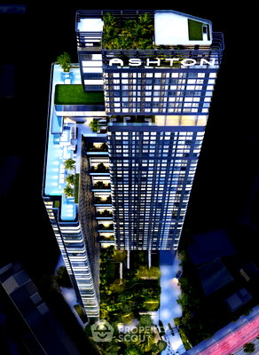 คอนโดให้เช่า : คอนโด 2 ห้องนอน ชั้นสูง 43 Ashton Chula Silom 63 ตร.ม. ใกล้ MRT สามย่าน 100 ม. (ID 3146287)