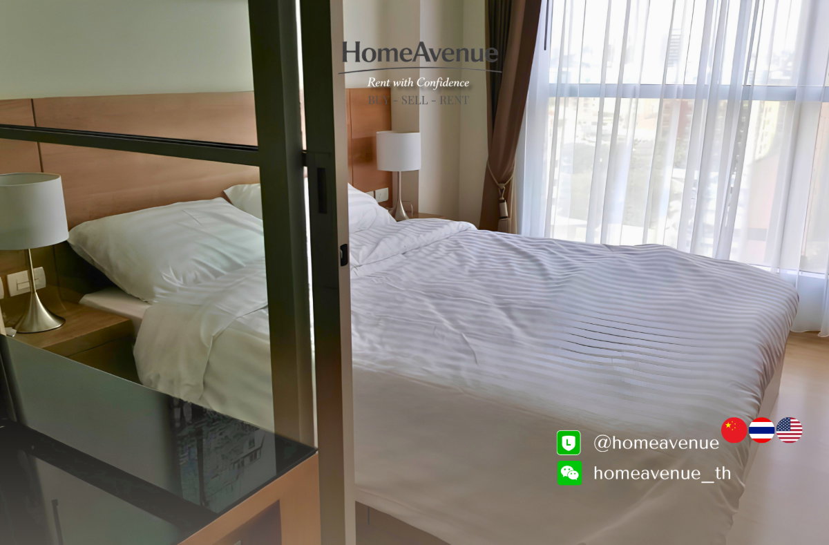 picture ✨ 1 Bedroom 🚇 Near MRT Huai Khwang💥📲 Line: @homeavenue ⭐HA-153 - 3/10
