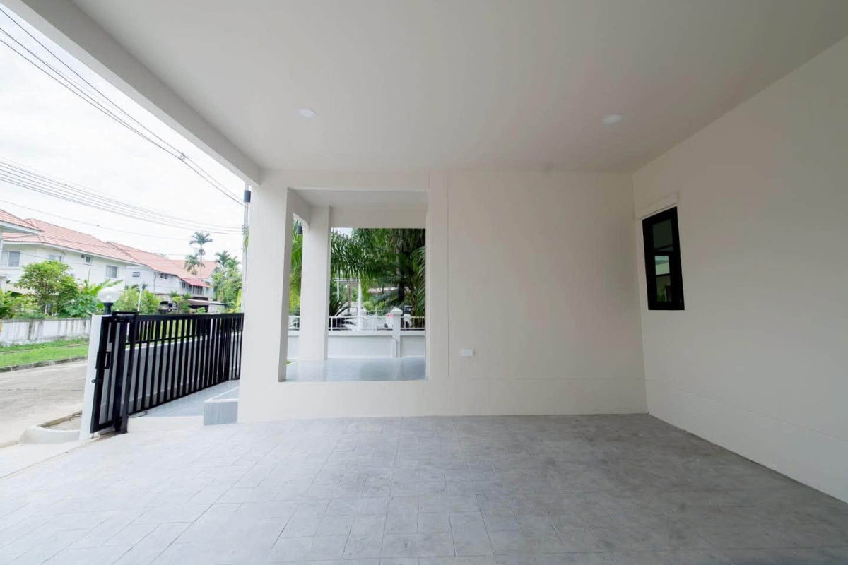 รูป 🏡 ขายด่วน! บ้านใหม่ พร้อมเฟอร์นิเจอร์ ฟรีค่าโอน โครงการกุลพันธ์ 9 หางดง 📞 063-664-9056 - รูปที่ 24/25