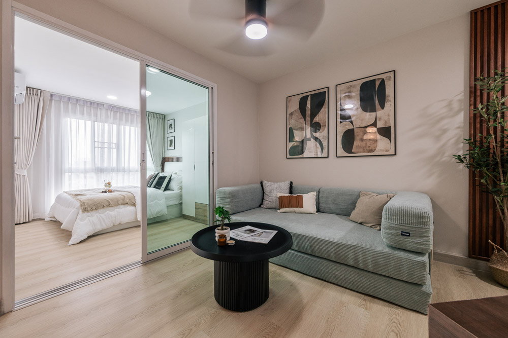 รูป 🔥ขาย คอนโด The Tropical Condominium เดอะ ทรอปิคอล คอนโดมิเนียม ทำเลอ่อนนุช 12 ใกล้ BTS อ่อนนุช และทางด่วน ✅วิวดี พร้อมอยู่ - รูปที่ 10/24