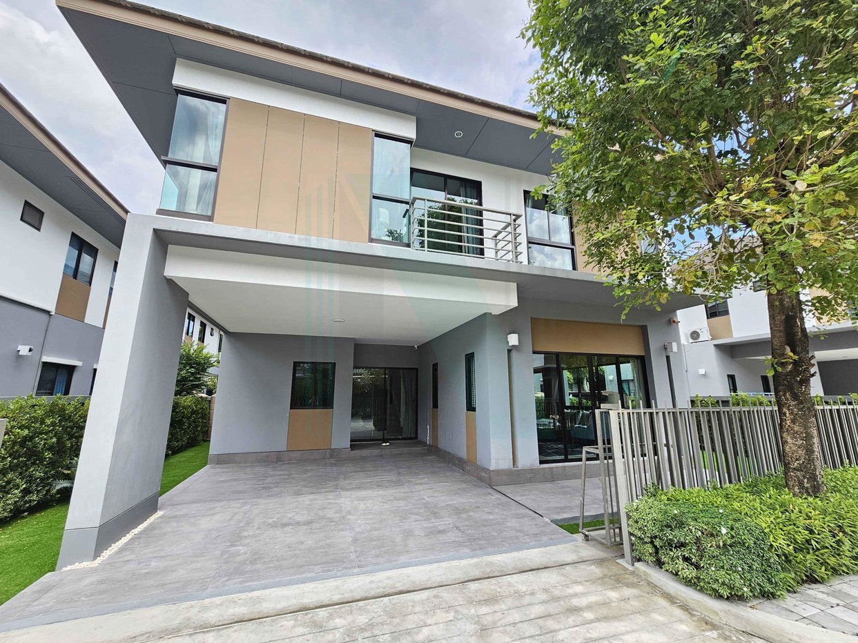 รูป 📌 ให้เช่าบ้านเดี่ยว 2 ชั้น บ้านลุมพินี สวนหลวง ร.9 4 ห้องนอน 4 ห้องน้ำ - รูปที่ 1/8
