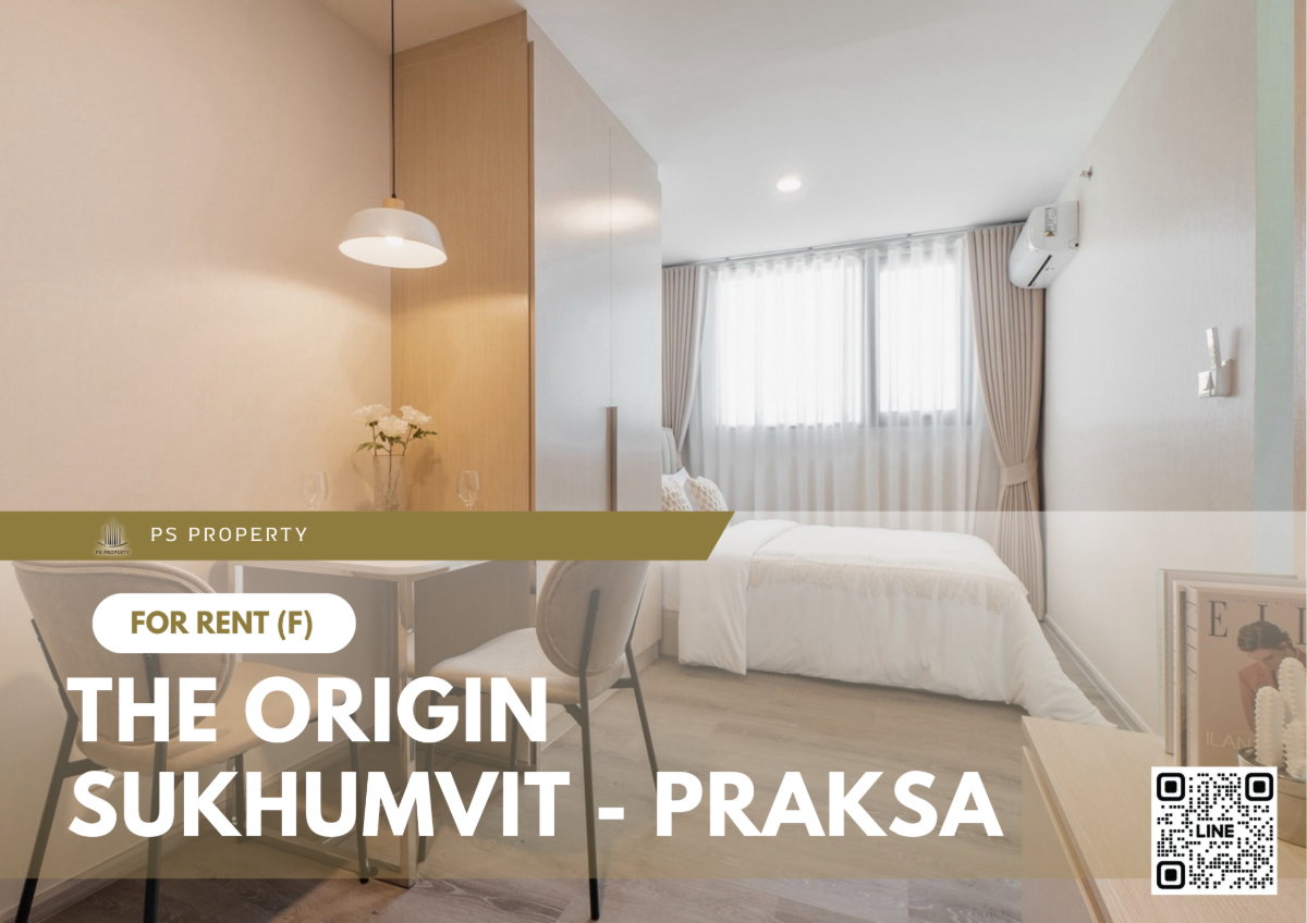 picture For Rent ✨ The Origin Sukhumvit - Praksa ✨ Fully furnished and equipped with appliances; near BTS Phraeksa. - 1/10