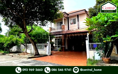 บ้านเดี่ยว แม็คโคร บางบัวทอง : บ้านเดี่ยว ซื่อตรง บางใหญ่ บางบัวทอง เฟส 1 หลังใหญ่ ถนนเมน