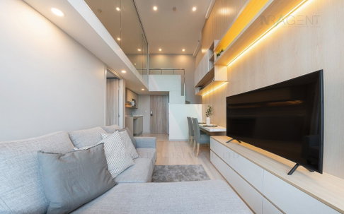 ให้เช่าคอนโด ไนท์บริดจ์ ไพร์ม สาทร อาคาร 1 ชั้น 30 Duplex ขนาด 44.00 ตรม ใกล้ Empire Tower