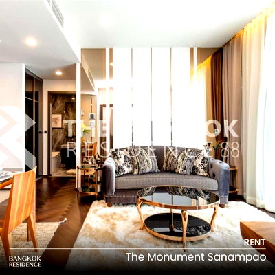 คอนโดให้เช่า :  คอนโดให้เช่า💎 The Monument Sanampao ใกล้ BTS สนามเป้า 65K 2นอน 74ตรม 🛋️ ห้องสวย เฟอร์ครบ พร้อมเครื่องใช้ไฟฟ้า 