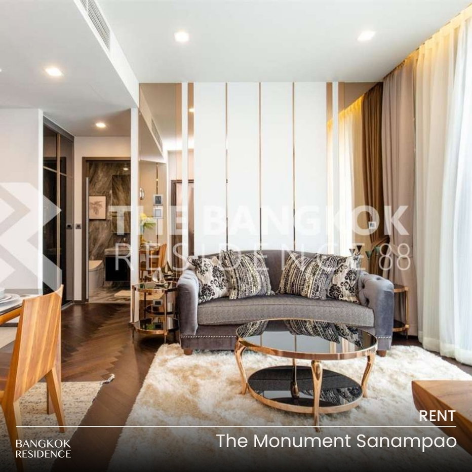 รูป คอนโดให้เช่า💎 The Monument Sanampao ใกล้ BTS สนามเป้า 65K 2นอน 74ตรม 🛋️ ห้องสวย เฟอร์ครบ พร้อมเครื่องใช้ไฟฟ้า - รูปที่ 1/8