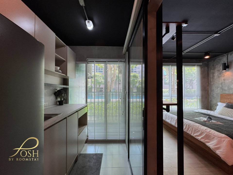 รูป ยินดีรับเอเจ้น dCondo Creek ดีคอนโดครีก กะทู้ รีโนเวทใหม่ในสไตล์ Industrial x mid century modern วิวสระว่ายน้ำ - รูปที่ 22/28