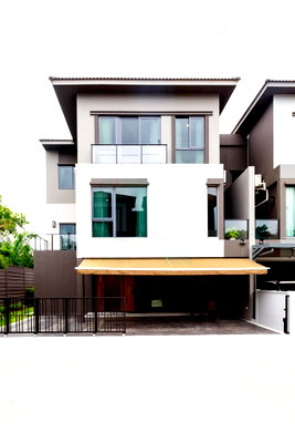 เช่าบ้านเดี่ยว นิคมบางปู(เหนือ) : 📌 ให้เช่าบ้านแฝด 3 ชั้น บ้านกลางเมือง ดิ อิดิชั่น บางนา 4 ห้องนอน 4 ห้องน้ำ